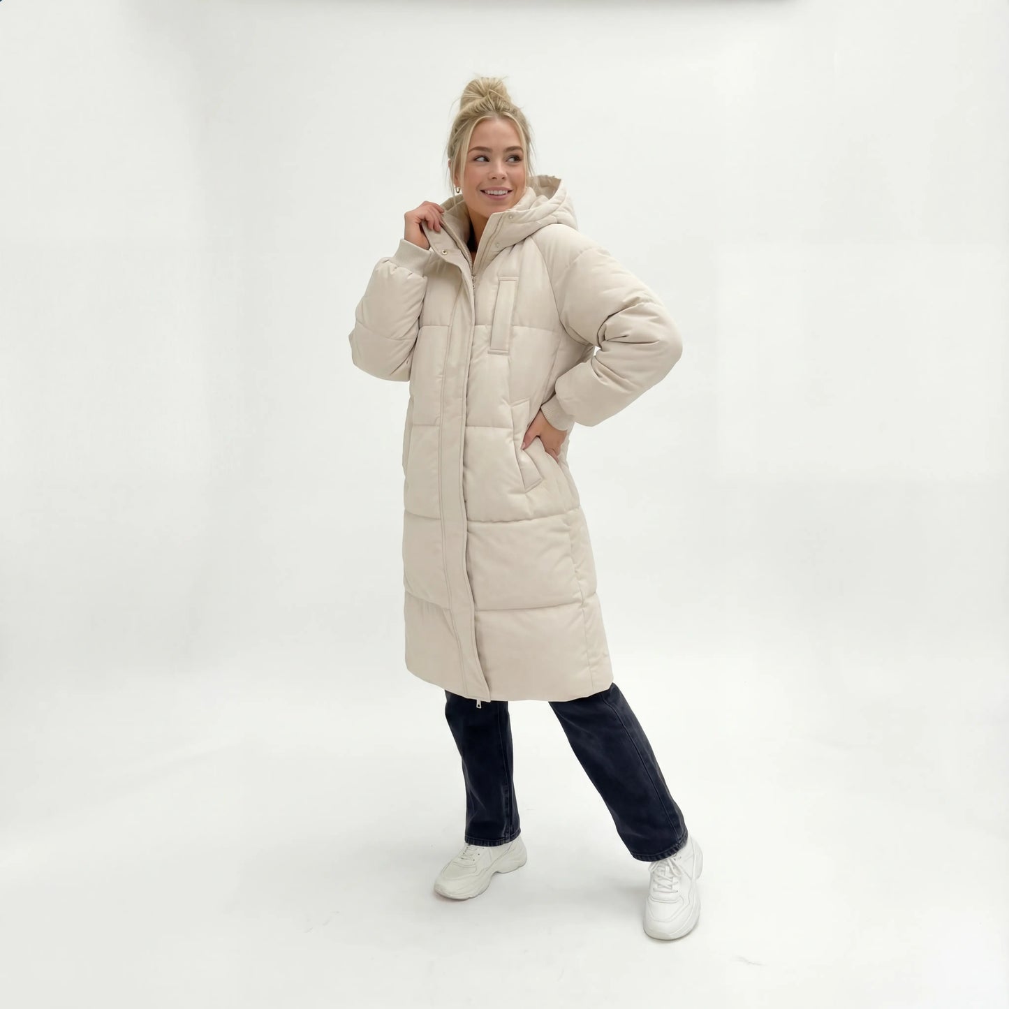 Original Hooded Long Puffer Jacket