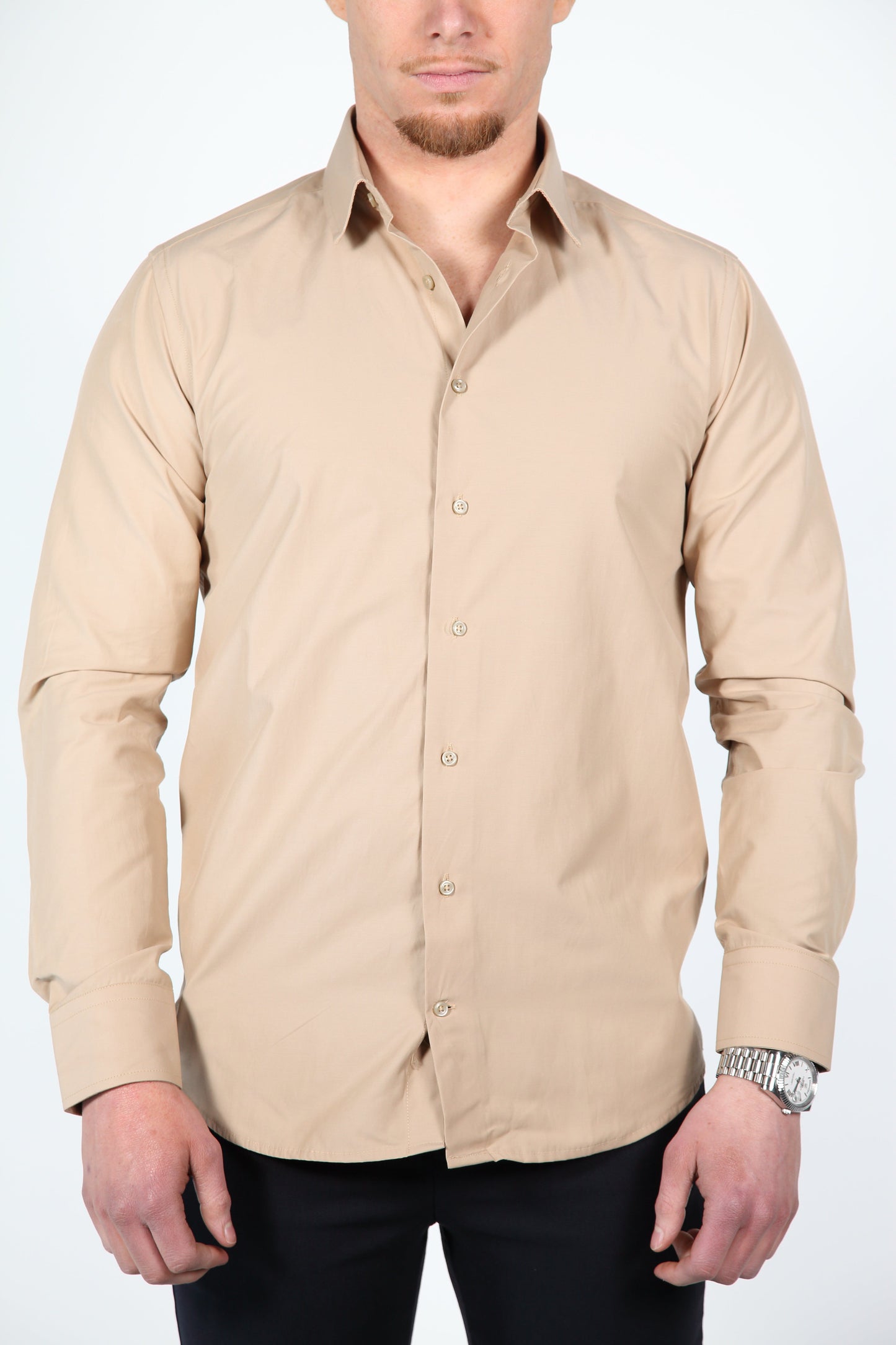 Overhemd Leira Beige