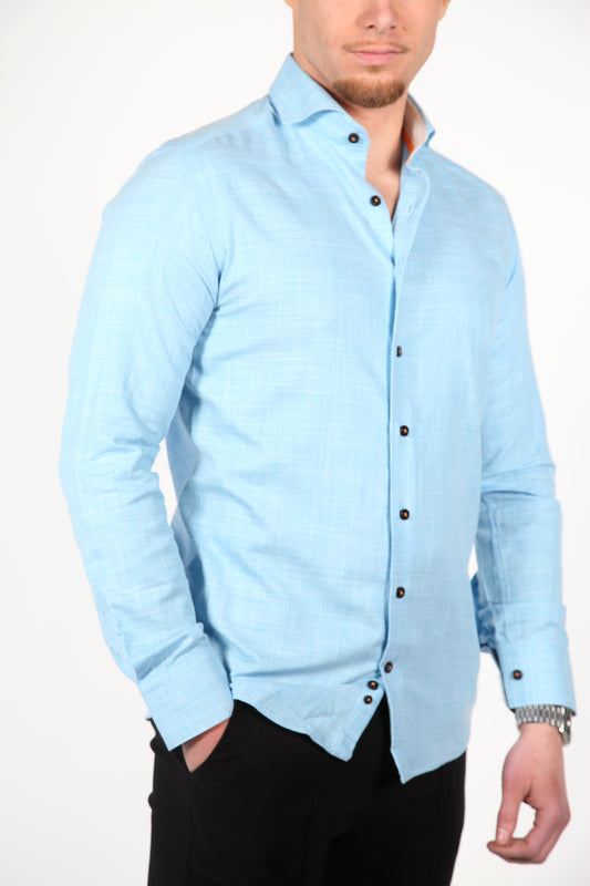 Overhemd Pinto Blauw