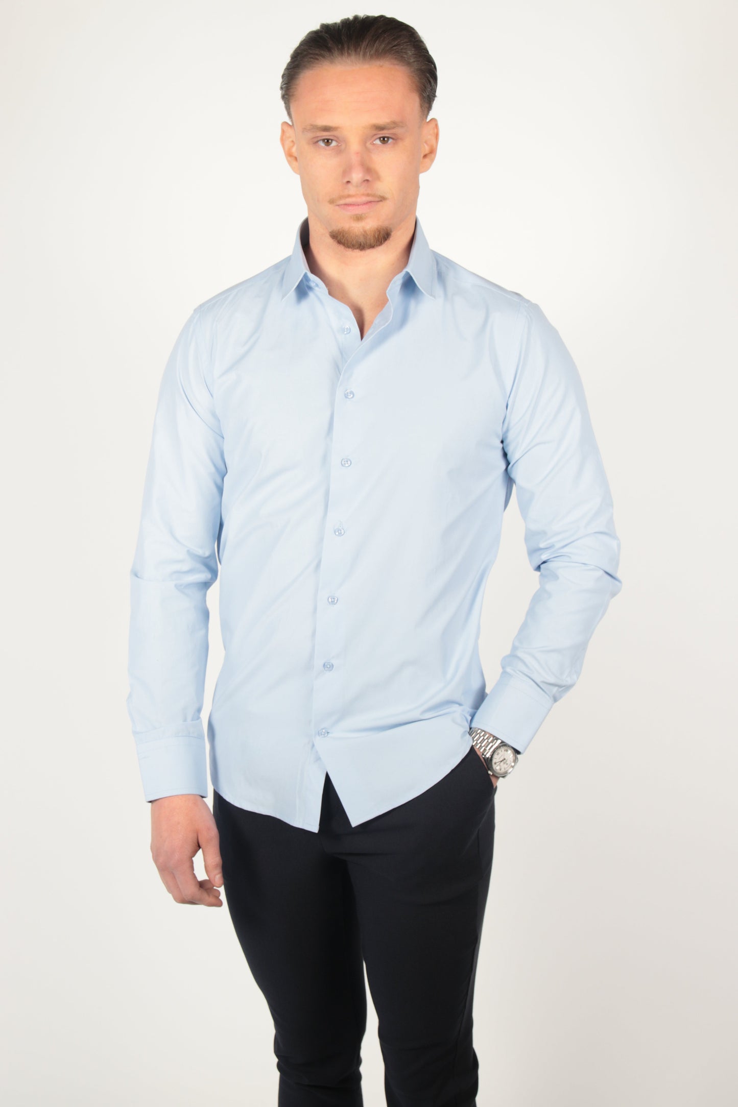 Overhemd Leira Licht Blauw