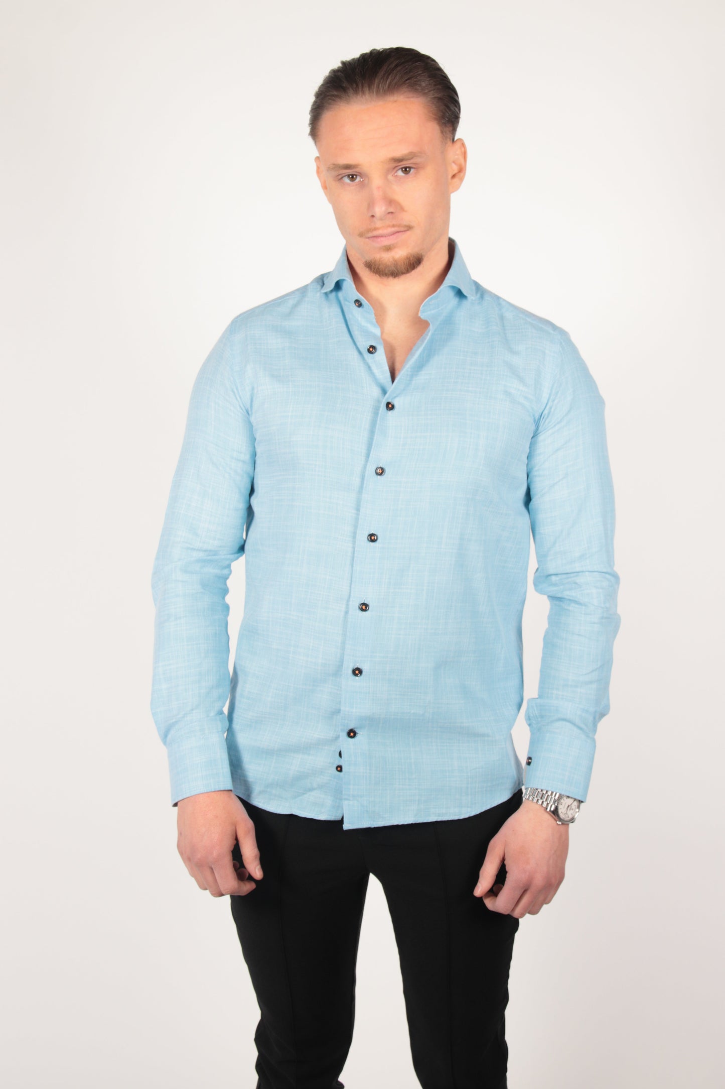 Overhemd Pinto Blauw