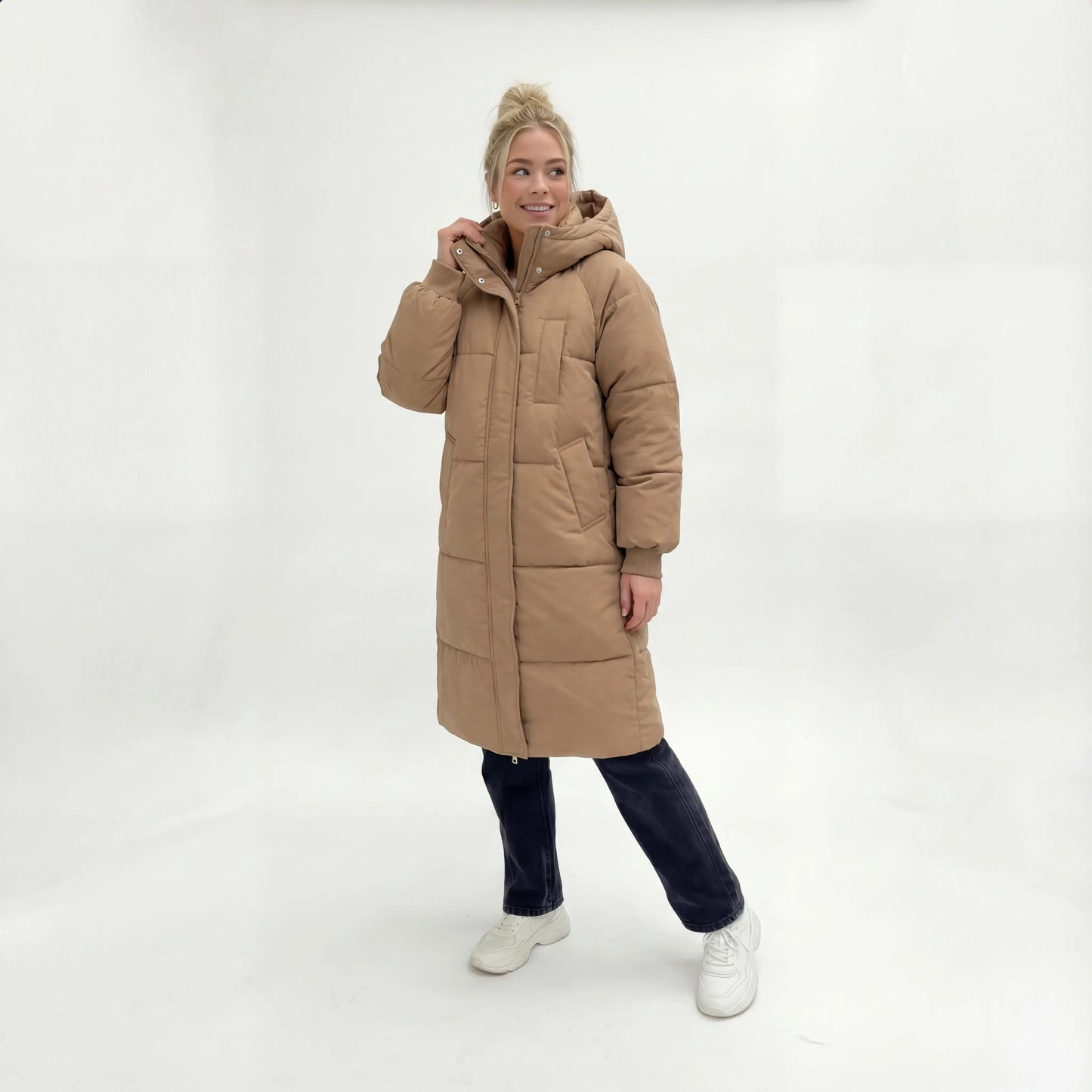 Original Hooded Long Puffer Jacket