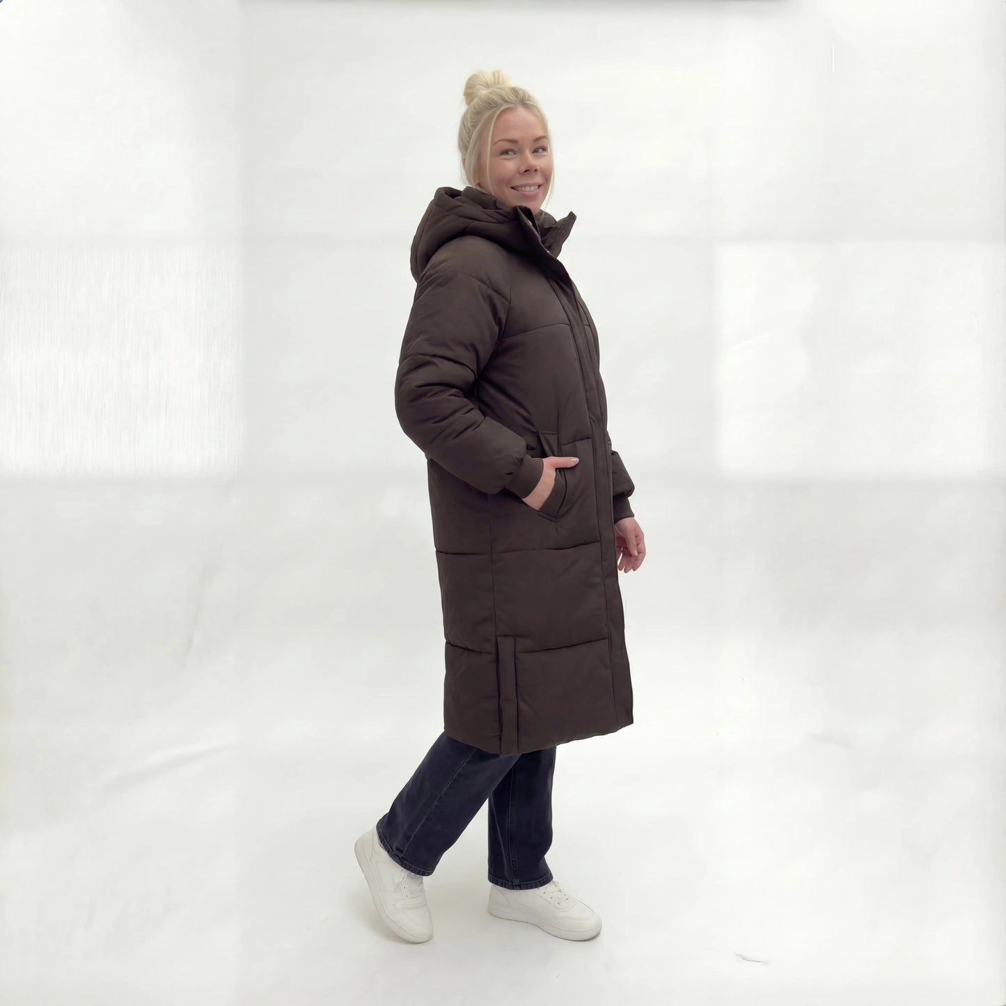 Original Hooded Long Puffer Jacket