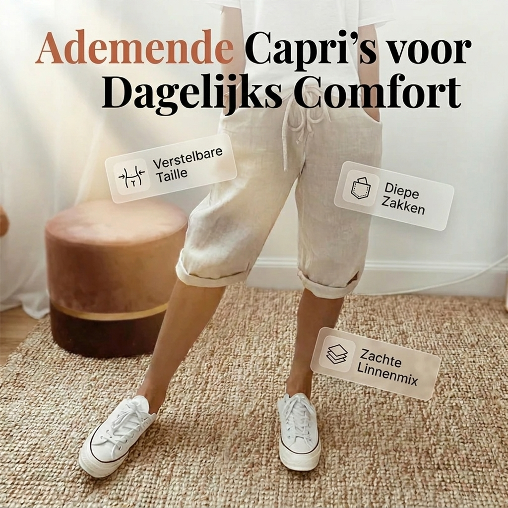 Robin | Luchtige Linnen Short