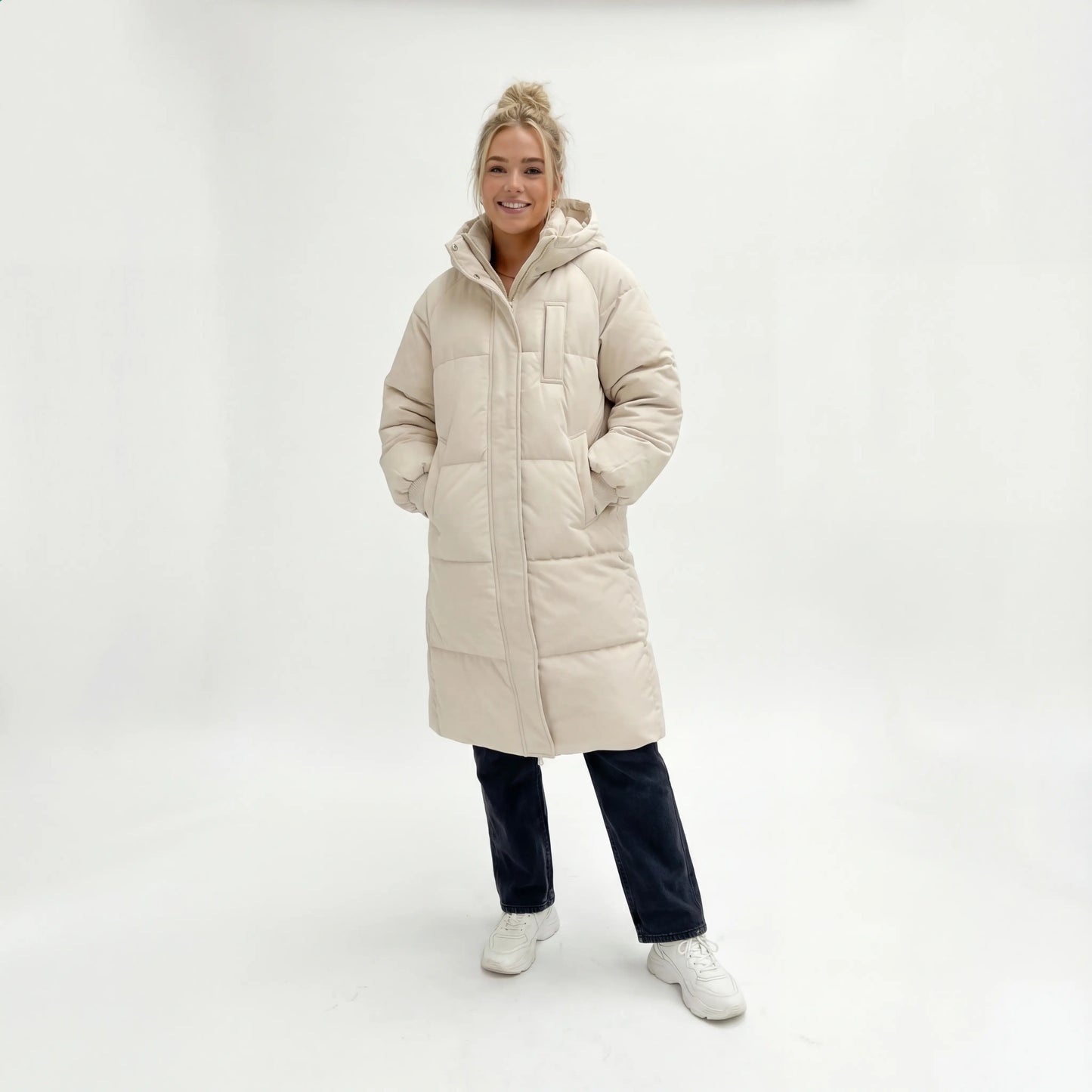 Original Hooded Long Puffer Jacket