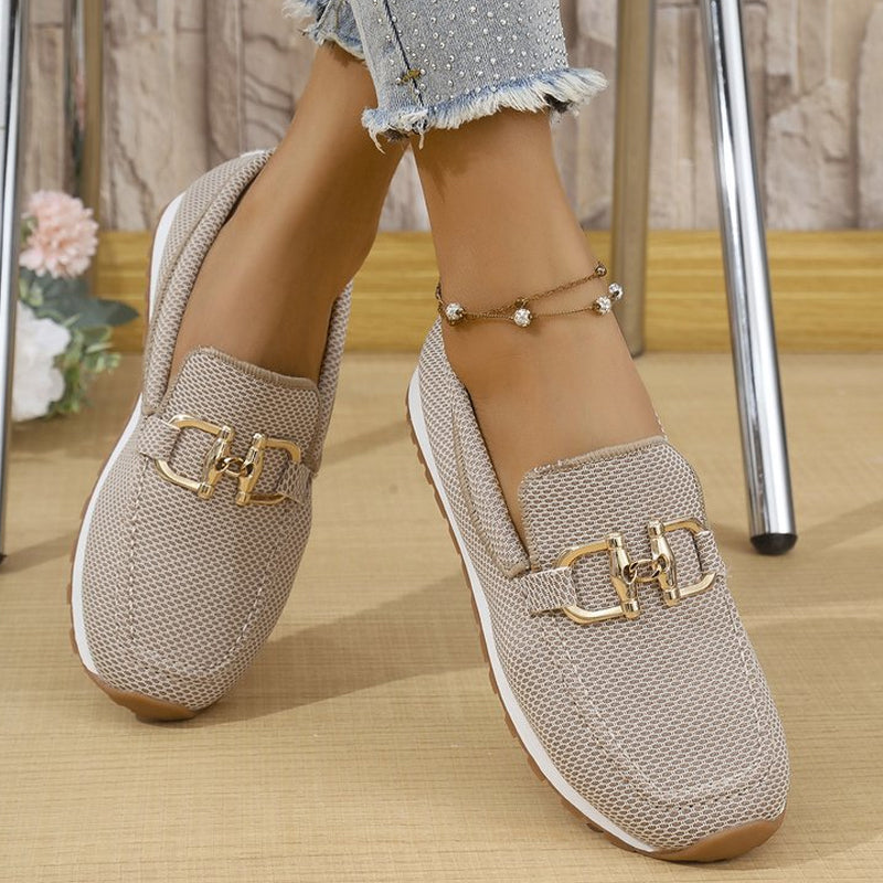 👟 Dames Loafers met Metalen Gesp nu 50% korting!