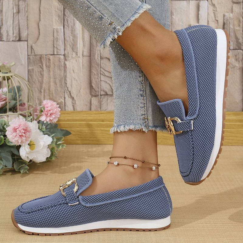 👟 Dames Loafers met Metalen Gesp nu 50% korting!